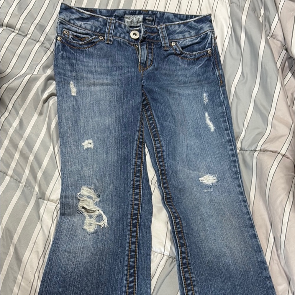 Aeropostale Classic Blue Flare Jeans